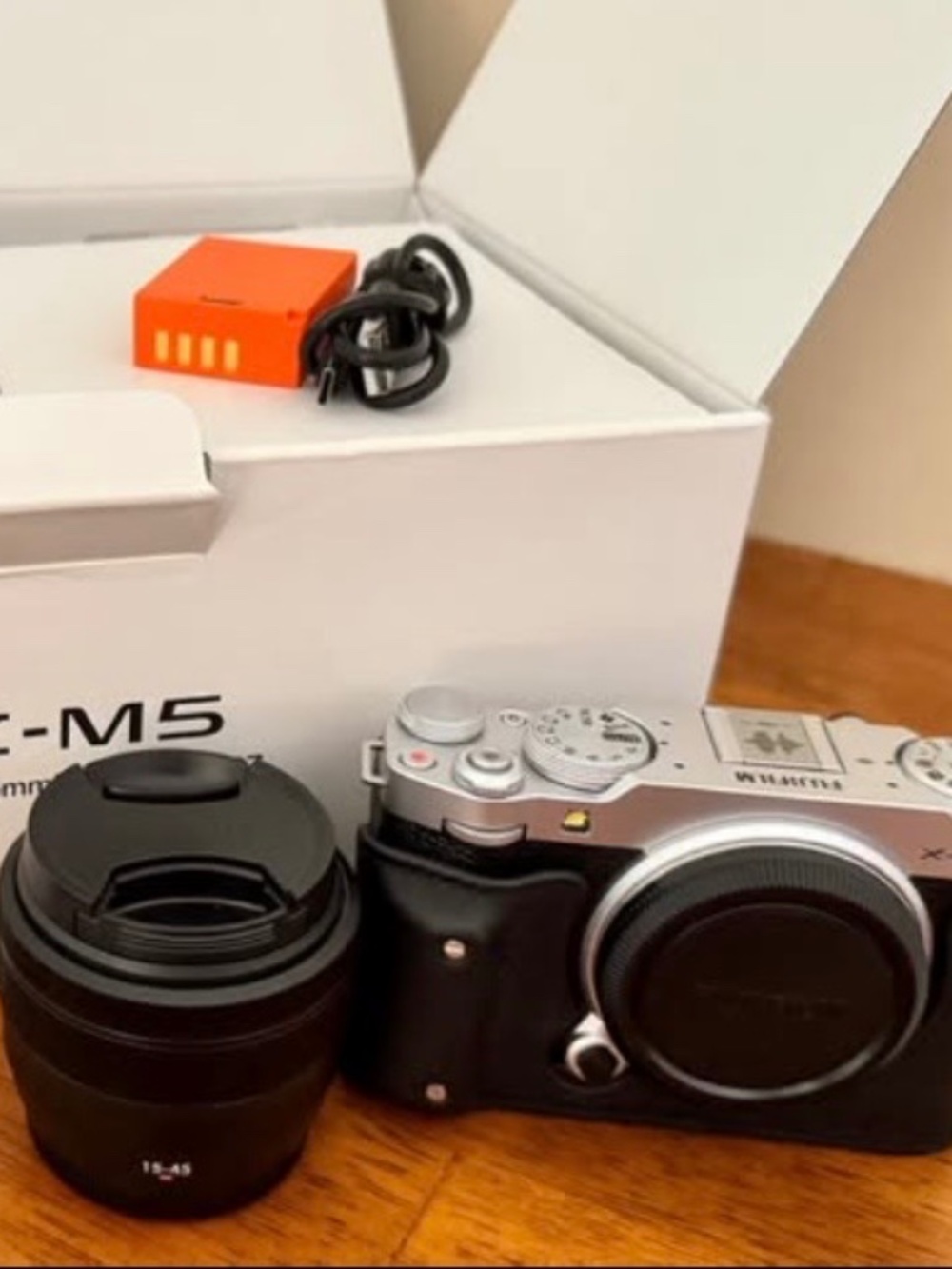 Fujifilm X-M5 with 15-45 lens